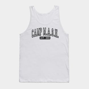 Camp Mash Varsity Yearbook Black Tank Top